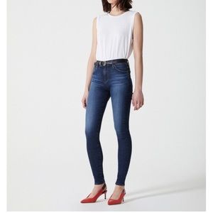 AG Denim “Farrah” high rise skinny jeans, R27